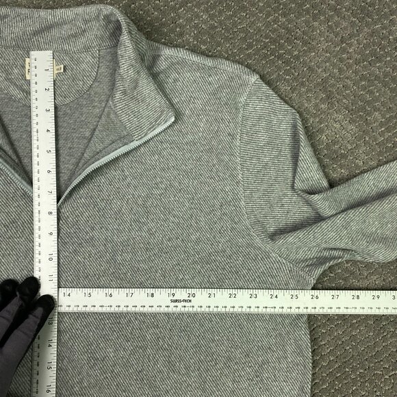 Faherty 1/4 Zip Pullover Sweater Men's XXL Gray Heather Legend Twill Stretch 2XL - Picture 9 of 13